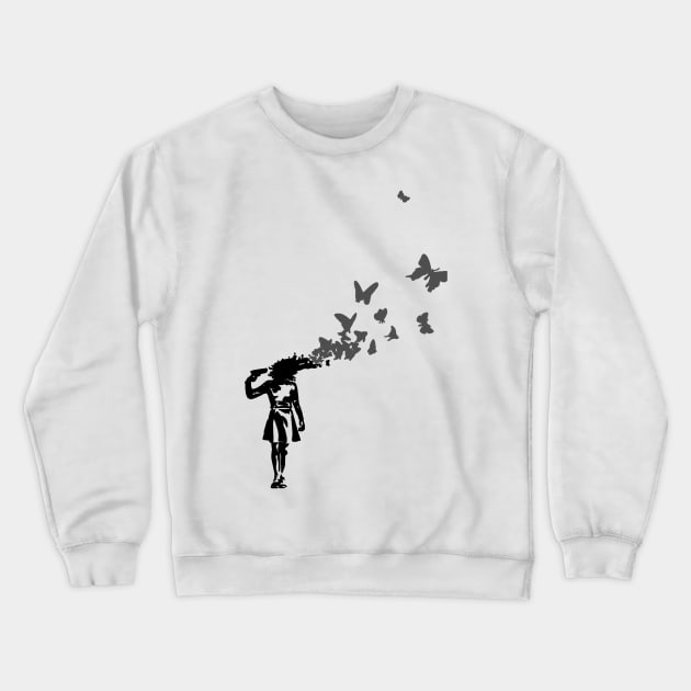 Gun Shoot Crewneck Sweatshirt by rajjuneja